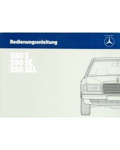 Mercedes Benz W126 280 S SE SEL (79-85) Betriebsanleitung