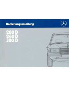 Mercedes Benz W123 200D 240D 300D (83-84) Betriebsanleitung