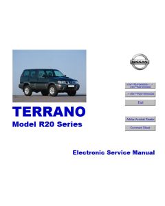 Nissan Terrano R20 (2002-2004) Service Manual on CD