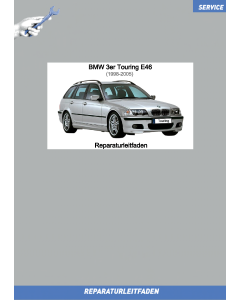 BMW 3er E46 Touring (98-01) M43 - Motor und Motorelektrik- Werkstatthandbuch