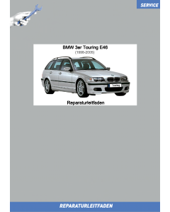 BMW 3er E46 Touring (98-05) Karosserie Ausstattung - Werkstatthandbuch