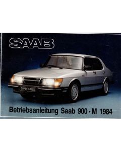 Saab 900 Turbo (1984) Betriebsanleitung