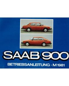 Saab 900 (1981) Betriebsanleitung  