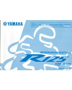 Yamaha YZF 125 (2014-2016) Bedienungsanleitung