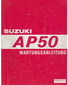 Suzuki AP 50 (1995) Wartungsanleitung