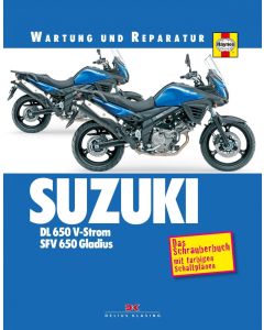 Suzuki DL 650 V-Strom / SFV 650 Gladius (04-17) Reparaturanleitung Schrauberbuch