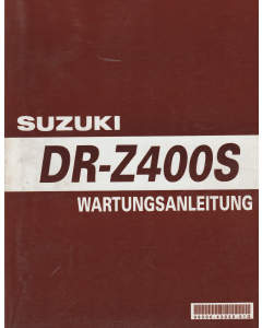Suzuki DR - Z 400 S (2000) Wartungsanleitung