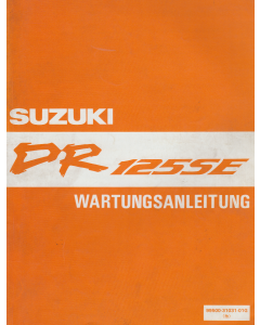 Suzuki DR 125 SE (1994) Wartungsanleitung