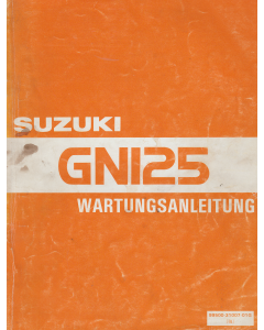 Suzuki GN 125 (1996) Wartungsanleitung