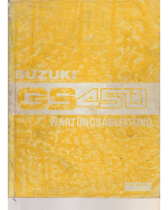 Suzuki GS 450 (1981-1987)  Wartungsanleitung