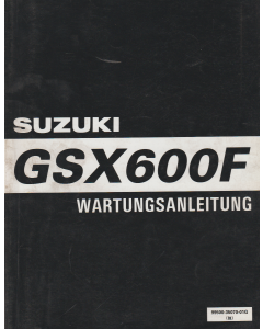 Suzuki GSX- 600 (1997) Wartungsanleitung