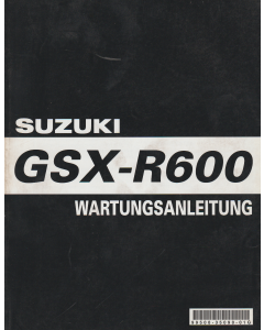 Suzuki GSX- 600 (2003) Wartungsanleitung