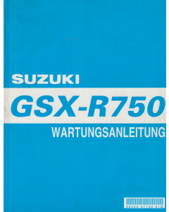 Suzuki GSX-R750 (2006) Wartungsanleitung