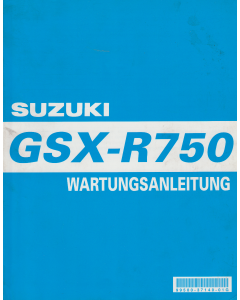 Suzuki GSX-R750 (2008) Wartungsanleitung