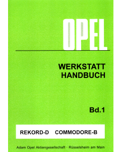 Opel Rekord D  / Commodore  B  Automatikgetriebe - Werkstatthandbuch Band 1+2
