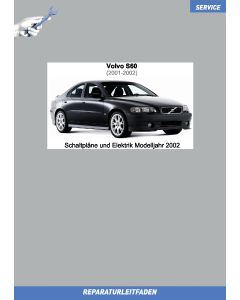 Volvo S60 (2001-2002) Schaltpläne und Elektrik Modelljahr 2002