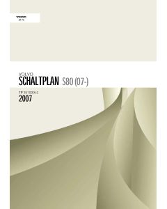 Volvo S80 (2006-2007) Schaltpläne und Elektrik Modelljahr 2007