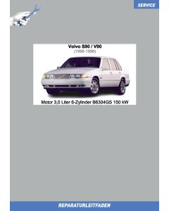 Volvo S90 / V90 (1996-1998) Reparaturleitfaden Motor 3,0 Liter B6304GS 150 kW