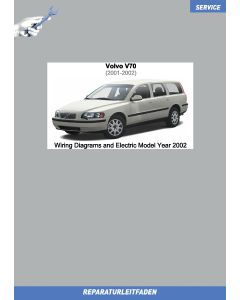 Volvo V70 (2001-2002) Wiring Diagrams and Electric Model Year 2002