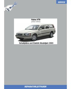 Volvo V70 (2002-2003) Schaltpläne und Elektrik Modelljahr 2003