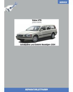 Volvo V70 (2003-2004) Schaltpläne und Elektrik Modelljahr 2004