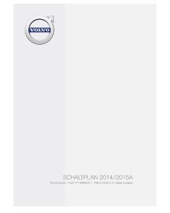 Volvo XC60 (2014-2015) Schaltpläne und Elektrik Modelljahr 2015