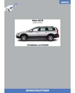 Volvo XC70 (2000-2003) Werkstatthandbuch Schaltpläne und Elektrik
