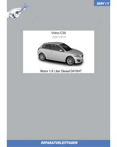 Volvo C30 (07-13) Werkstatthandbuch Motor 1,6 Liter Diesel D4164T eBook