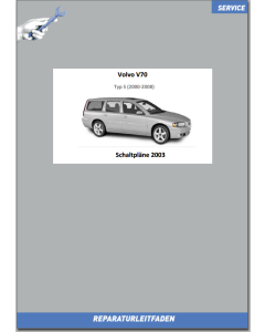 Volvo V70 Werkstatthandbuch Schaltpläne 2003