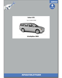 eBook Volvo V70 (2003) Werkstatthandbuch Schaltpläne