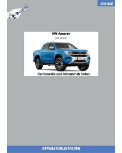VW Amarok (ab 09.2022) Reparaturleitfaden Kardanwelle und Achsantrieb hinten