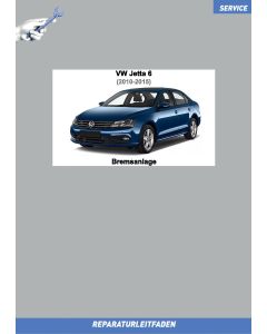 VW Jetta 6 (2010-2013) Reparaturleitfaden Bremsen, Bremsanlage und ABS System