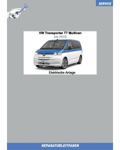 VW Transporter T7 Multivan (ab 2022) Reparaturleitfaden Elektrische Anlage
