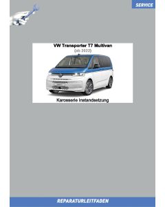 VW Transporter T7 Multivan (ab 2022) Reparaturleitfaden Karosserie Instandsetzung