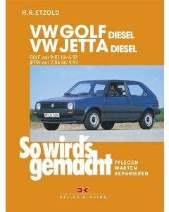 VW Golf II / VW Jetta Diesel Reparaturanleitung Delius 45 So wirds gemacht
