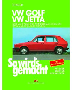 VW Golf / VW Scirocco / VW Jetta Reparaturanleitung Delius 10 So wirds gemacht