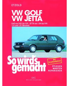 VW Golf II  Jetta Reparaturanleitung Delius 44 So wird`s gemacht