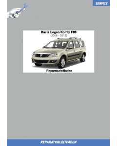 Dacia Logan (2004-2013) Reparaturleitfaden Motor 1,6 Liter Benziner 77 kW