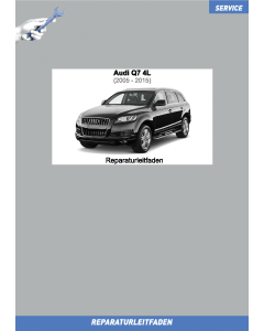 Audi Q7 4L (05>) Karosserie- Montagearbeiten Außen - Reparaturleitfaden