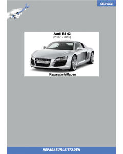 Audi R8 42 (07-15) Karosserie-Montagearbeiten Außen - Reparaturleitfaden