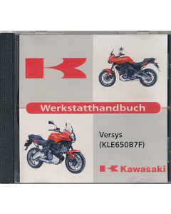 Kawasaki Versys 650 KLE650B7F Werkstatthandbuch CD