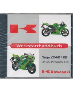 Kawaski Ninja ZX6R / ZX6RR Werkstatthandbuch CD