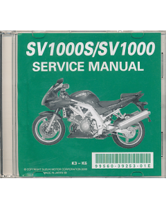Suzuki SV1000 / SV1000S Werkstatthandbuch CD