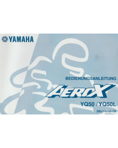 Yamaha Aerox YQ50 / YQ 50 L (2002) Bedienungsanleitung