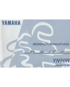 Yamaha Neo's  YN 50 R (1997) Bedienungsanleitung