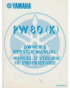 Yamaha PW 80 (K) (1982) Owner` Service Manual