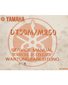 Yamaha DT50 MR50 (1977) Wartungsanleitung
