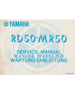 Yamaha RD50 MR50 (1981-1984) Wartungsanleitung