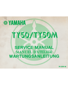 Yamaha TY 50 / TY 50 M (1976) Wartungsanleitung