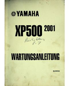 Yamaha XP 500 (2001-2007) Wartungsanleitung